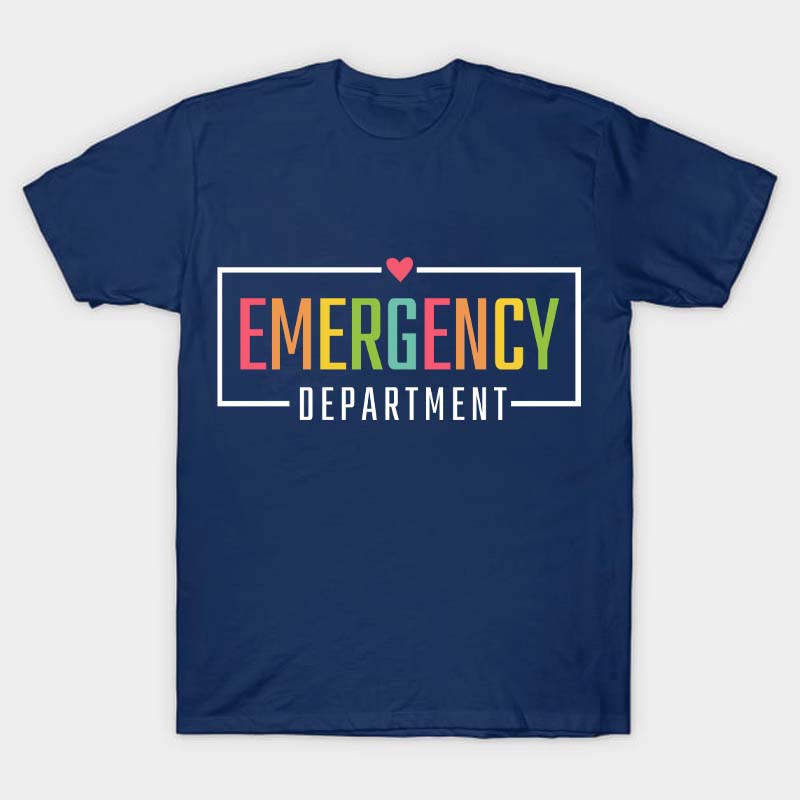 Personalized Emergency Department Nurse T-Shirt