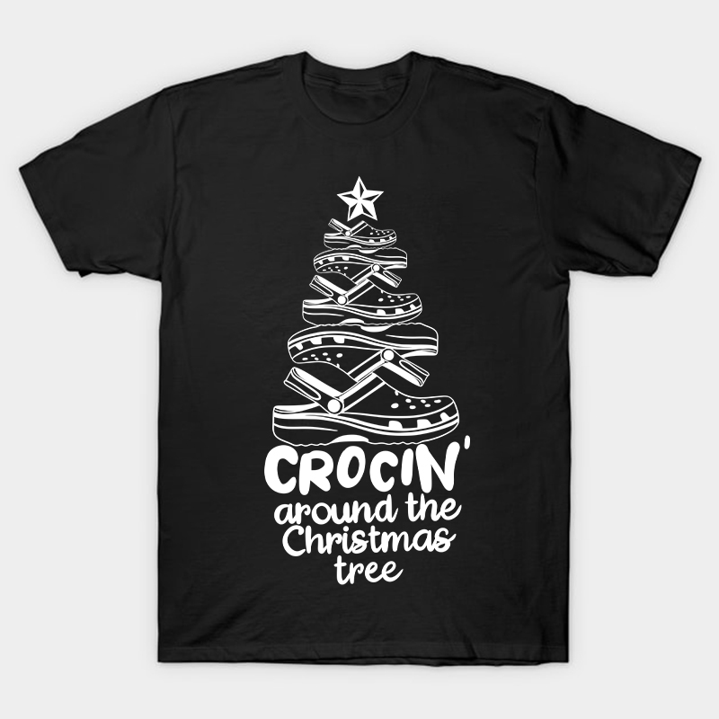 Crocin Around the Christmas Tree Nurse T-Shirt
