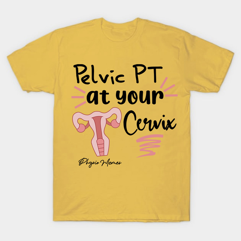 Pelvic PT At Your Cervix Nurse T-Shirt