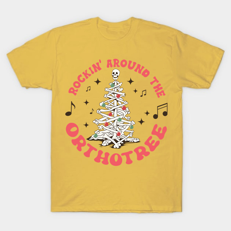 Rockin' Around The Orthotree Nurse T-Shirt