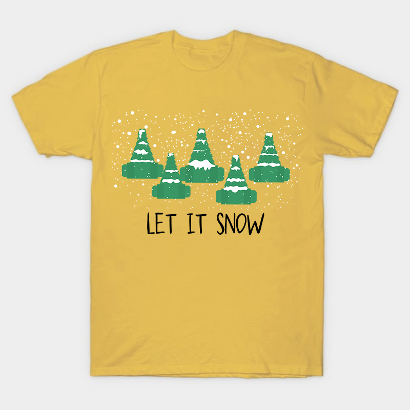 Let It Snow Nurse T-Shirt