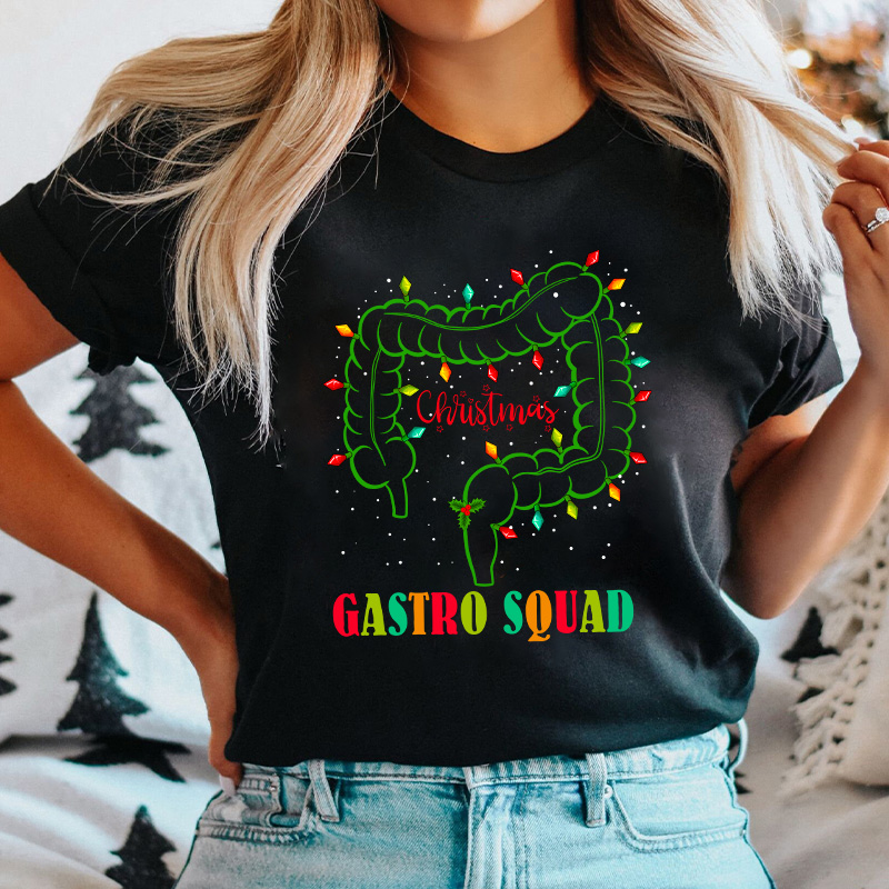 Christmas Gastro Squad Nurse T-Shirt