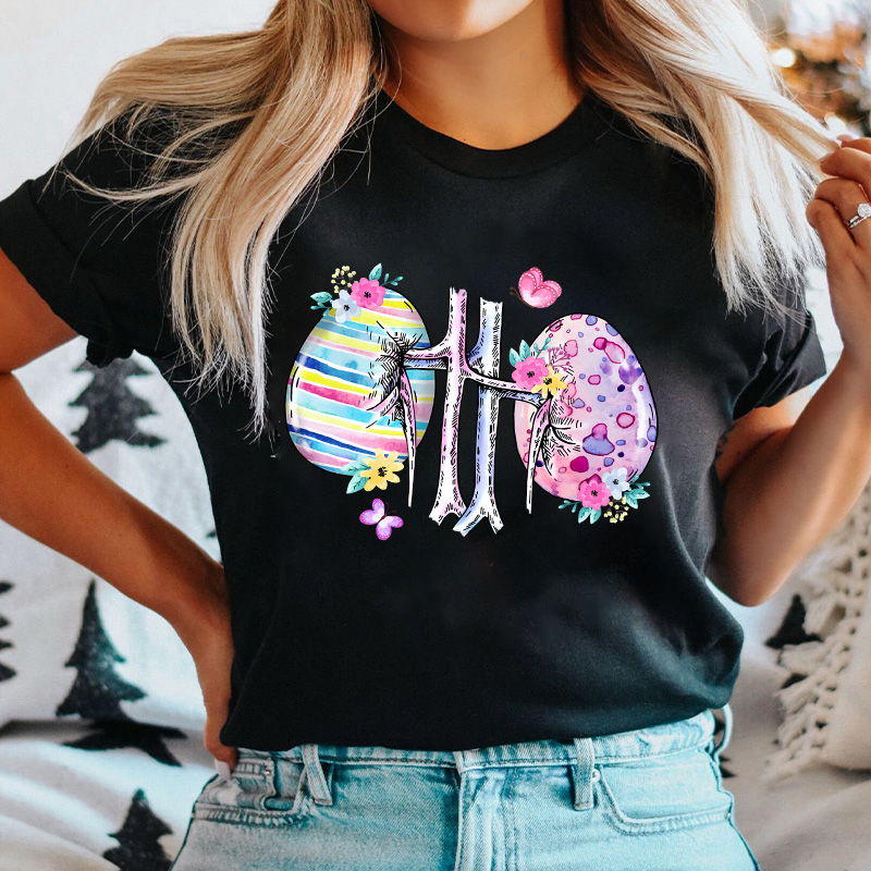 Floral Kidney Nurse T-Shirt