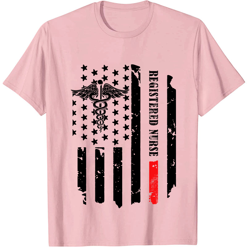 Personalized Department Flag Nurse T-Shirt