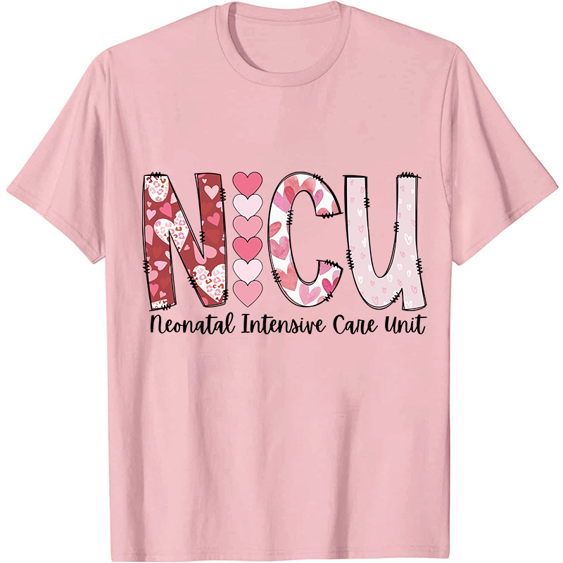 Valentines Neonatal Intensive Care Unit Nurse T-Shirt