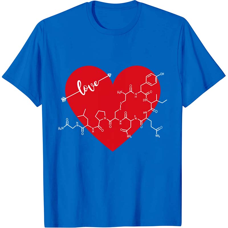 Oxytocin Valentine's Day Nurse T-Shirt