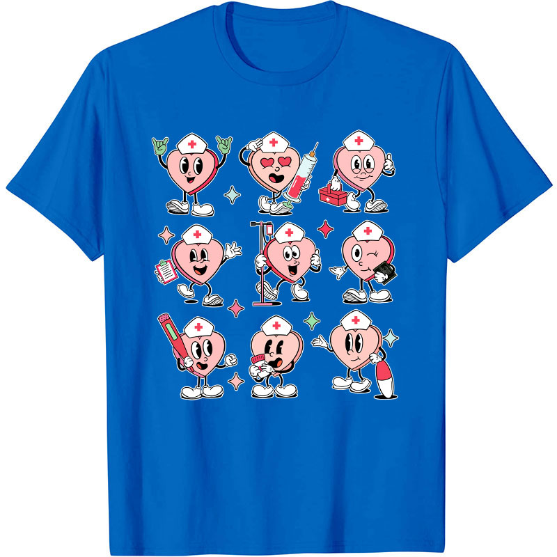 Nurse Conversation Hearts Nurse T-Shirt