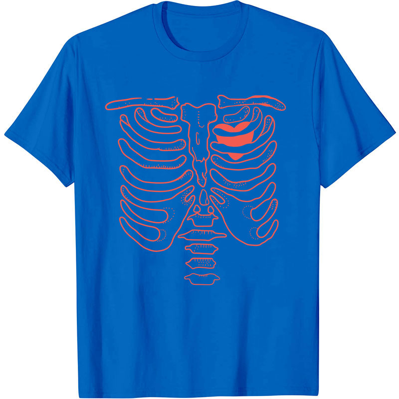 Skeleton Heart Nurse T-Shirt