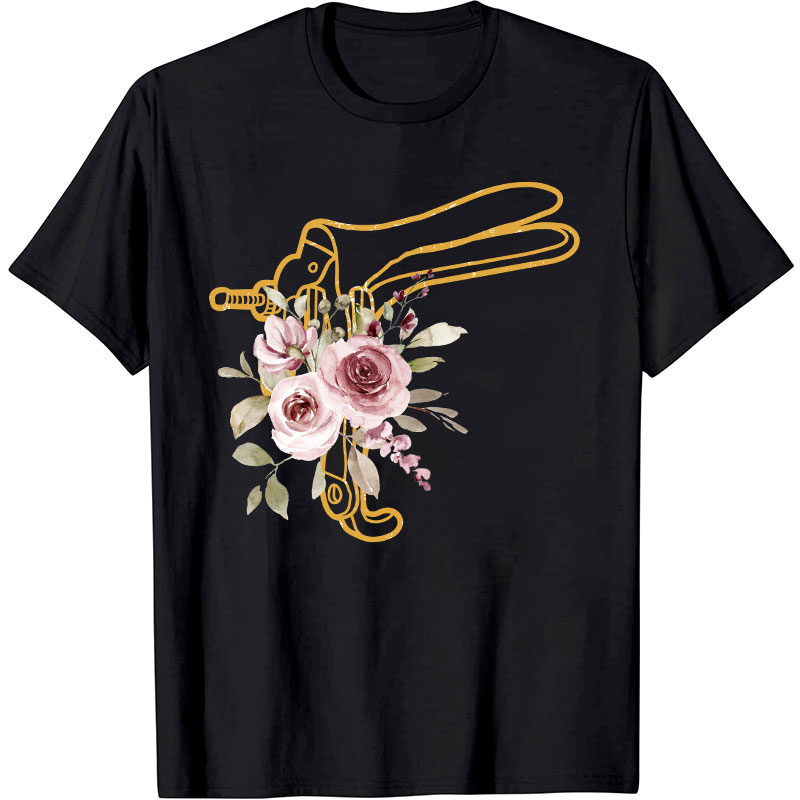 Floral Speculum Nurse T-Shirt
