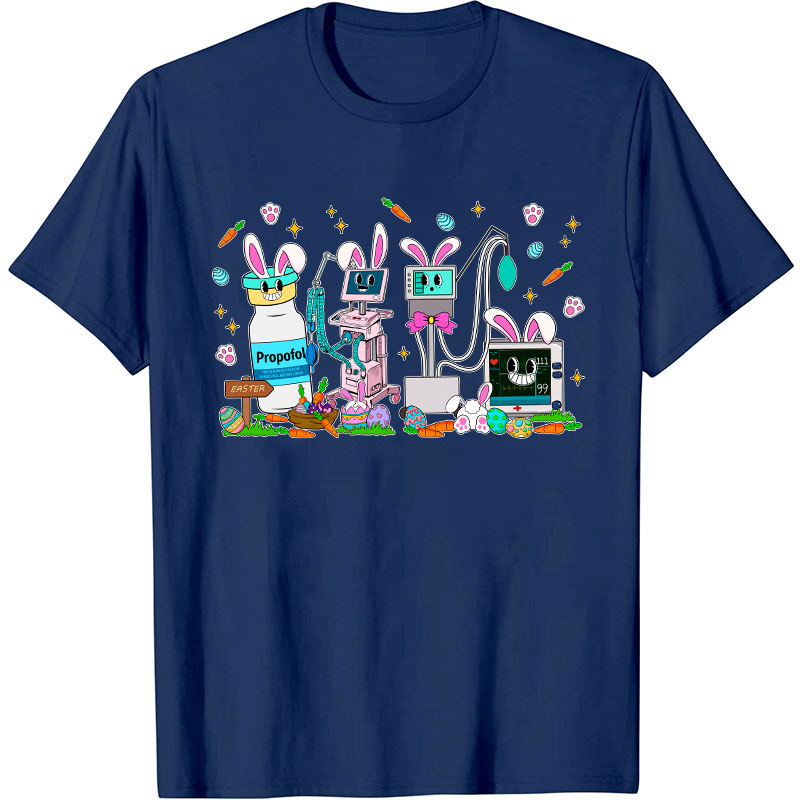 Easter Bunny Crew Nurse T-Shirt