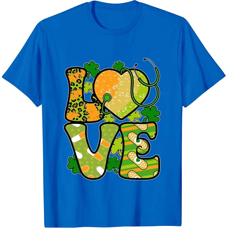 St.Patricks Love Nurse T-Shirt