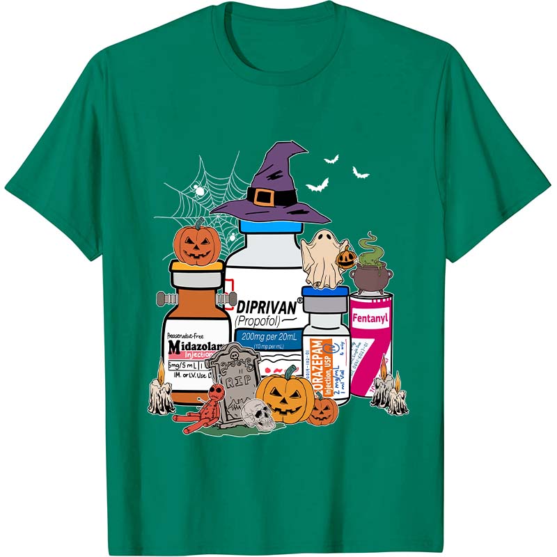 Pharmacy Halloween Nurse T-Shirt