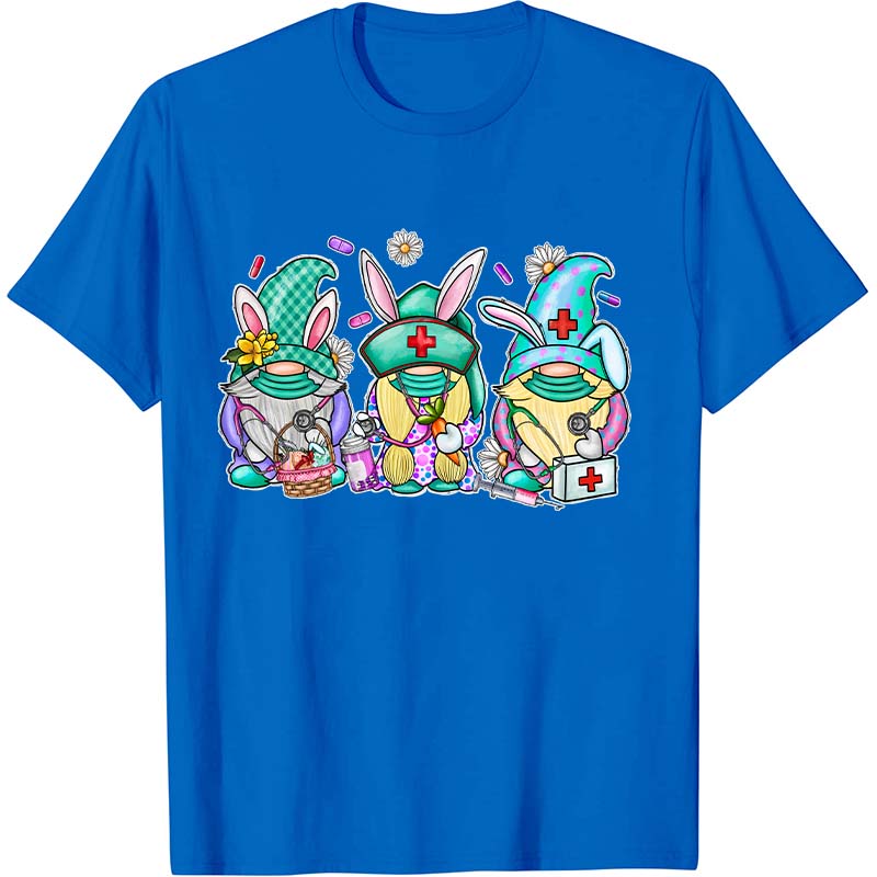Easter Nurse Gnomes Nurse T-Shirt