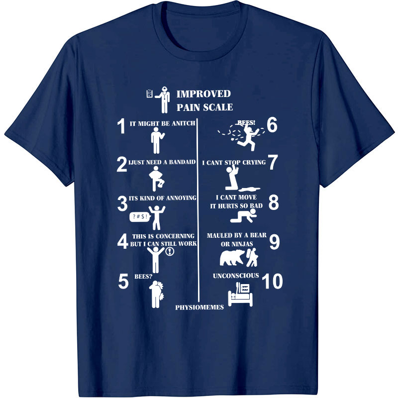 Improved Pain Scale Nurse T-Shirt