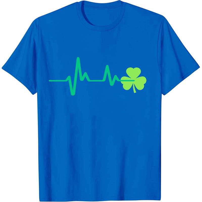 St. Patrick’s Day Lucky Heartrbeat Nurse T-Shirt