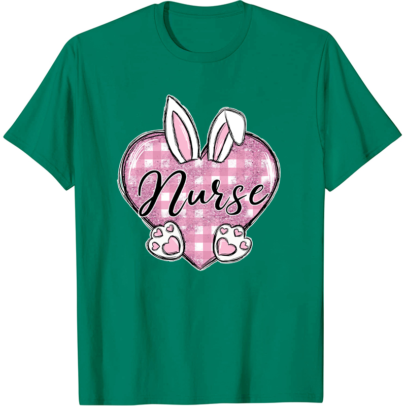 Heart Shape Bunny Nurse T-Shirt