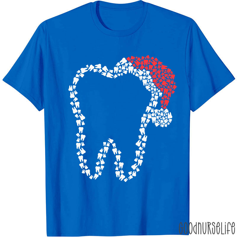 Small Teeth Make Up Big Tooth Christmas Nurse T-Shirt