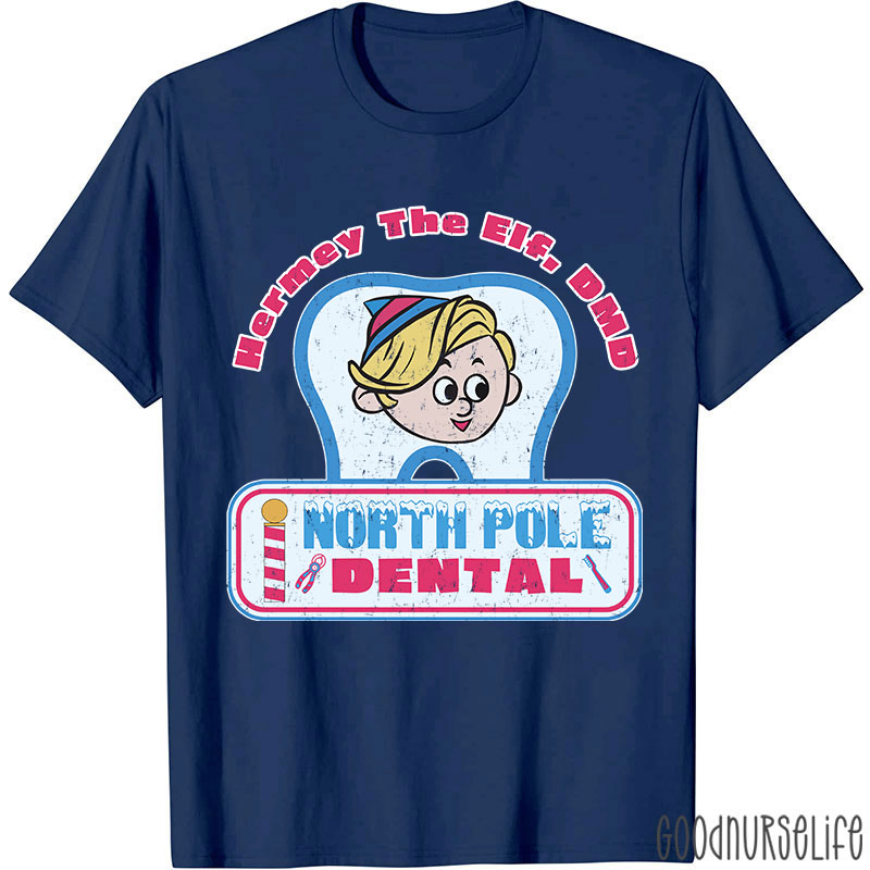 Hermey The Elf North Pole Dental Nurse T-shirt