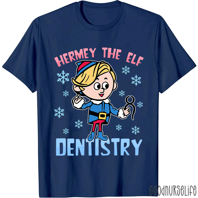 Hermey The Elf Dentistry Snowflake Nurse T-shirt