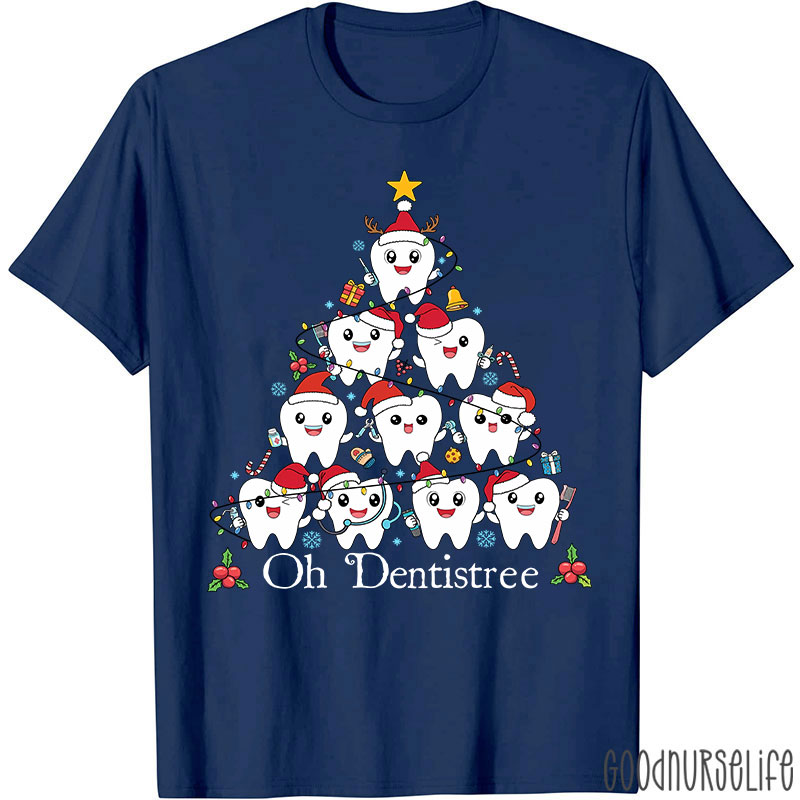 Oh Dentistree Cute Teeth Nurse T-shirt