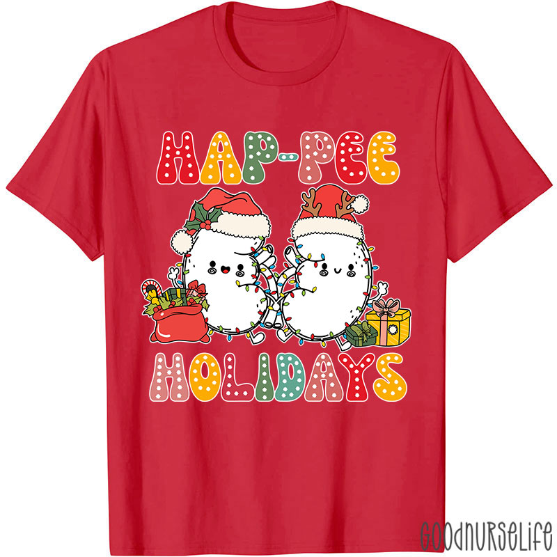Happee Holidays Kidney Nurse T-shirt