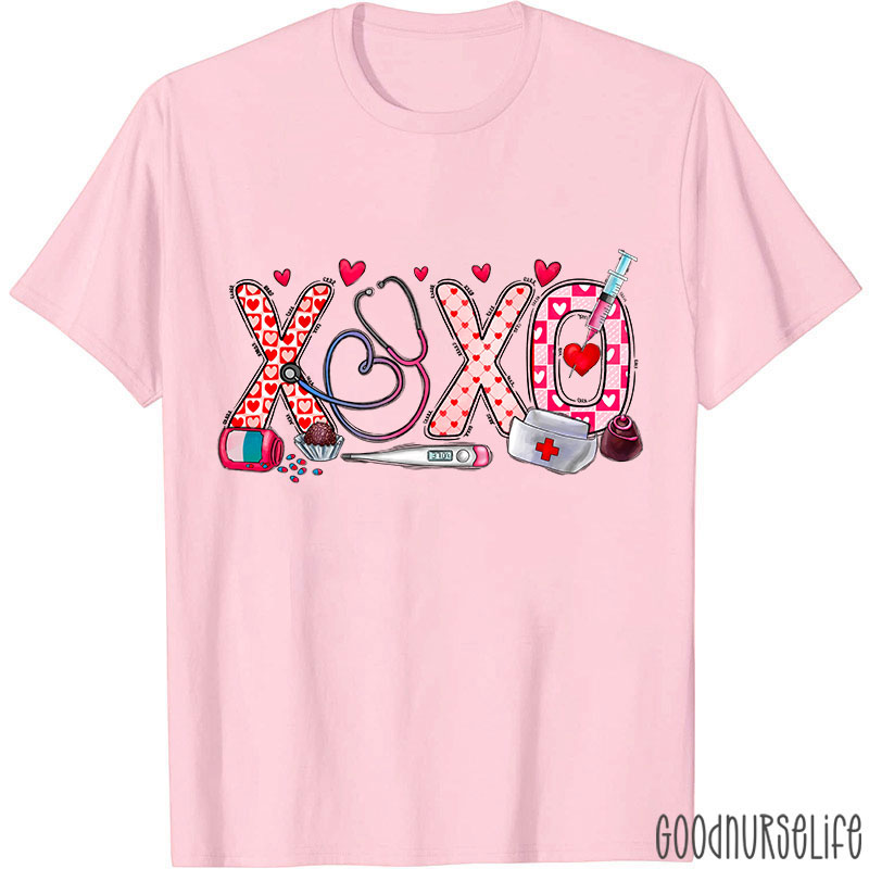 XOXO Happy Valentines Nurse T-Shirt
