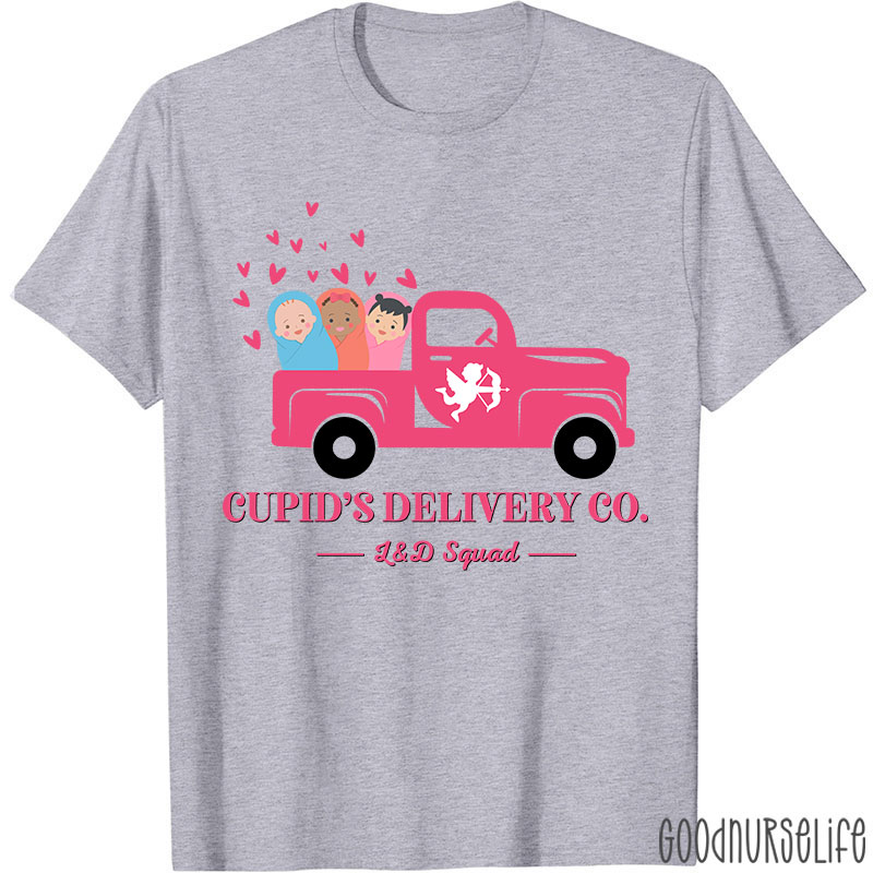 Cupid's Delivery Co Nurse T-Shirt