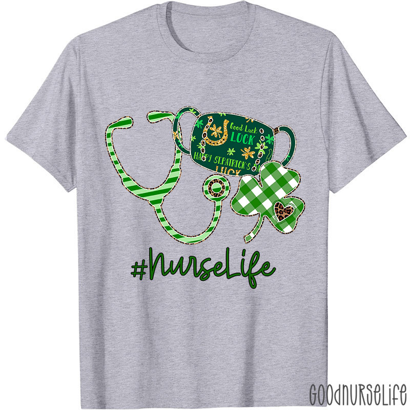 Shamrock Nurselife Nurse T-Shirt