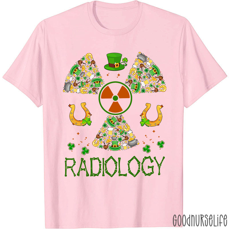 Lucky Radiology St Patricks Day Nurse T-Shirt