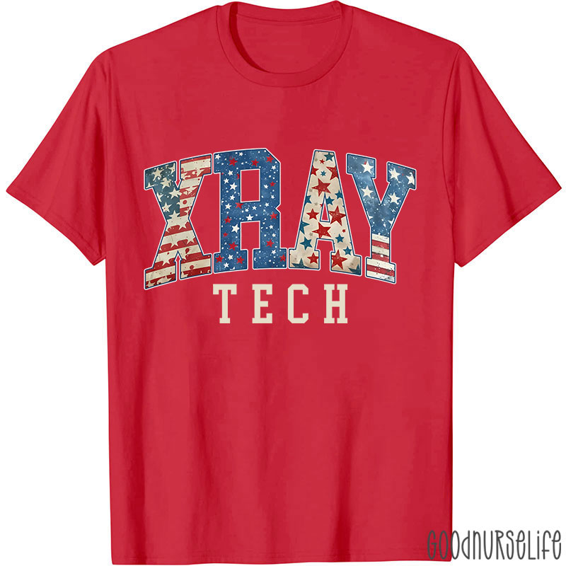 Xray Tech Radiology 4th Of July T-Shirt
