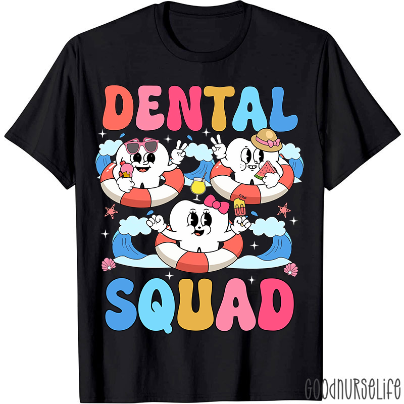 Happy Summer Dental Squad Dentist Summer T-Shirt