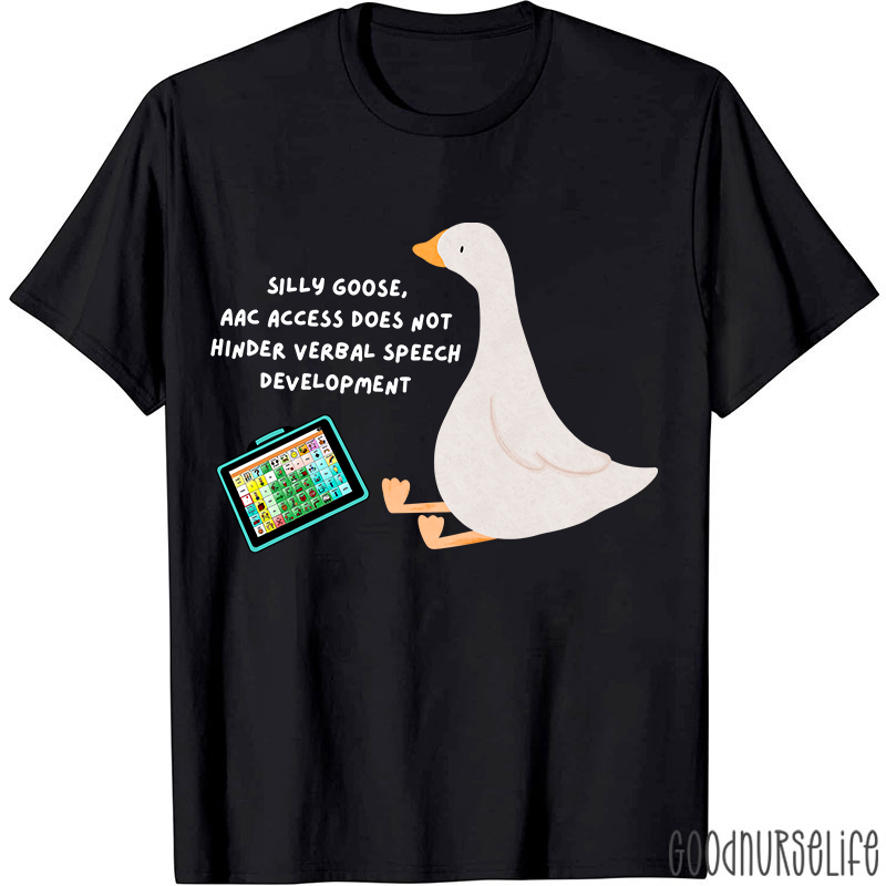 Comfort Colors Silly Goose Speech Therapist T-Shirt