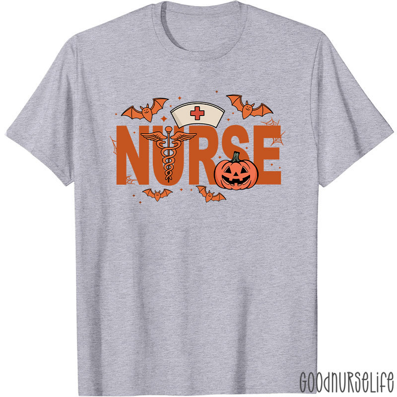 Spooky Season Halloween Nurse T-Shirt