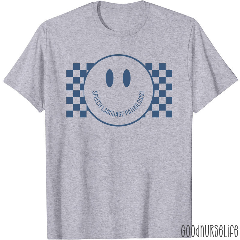 Speech Language Pathologist Smiley Face T-Shirt