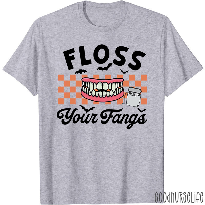 Floss Your Fangs Halloween T-Shirt