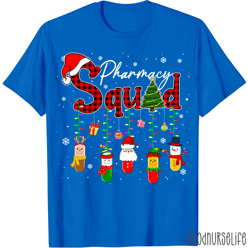 Christmas Pharmacy Squad Nurse T-shirt
