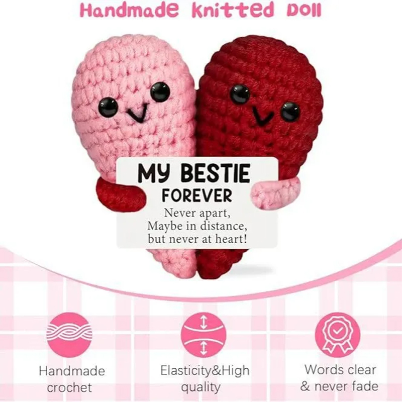 Positive Crochet Heart