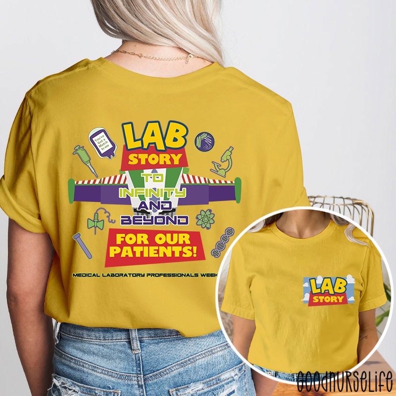To Infinity And Beyond For Our Patients Two Sided T-Shirt