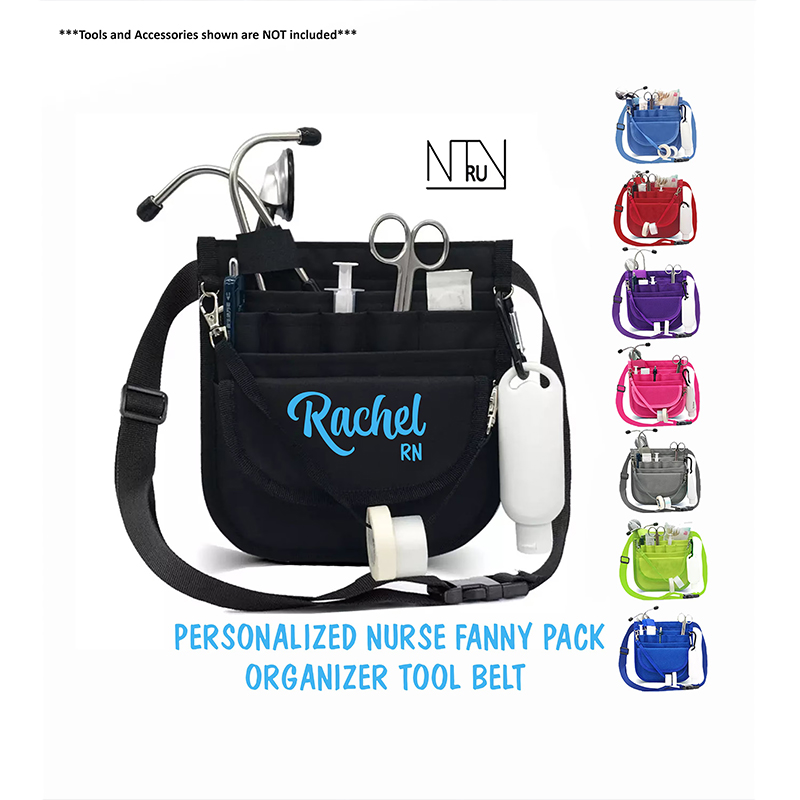 Personalized Nurse Fanny Pack Organizer Tool Belt