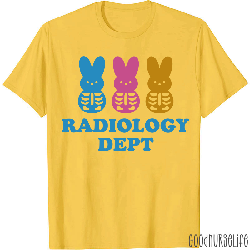 Radiology Dept Easter Bunny T-shirt