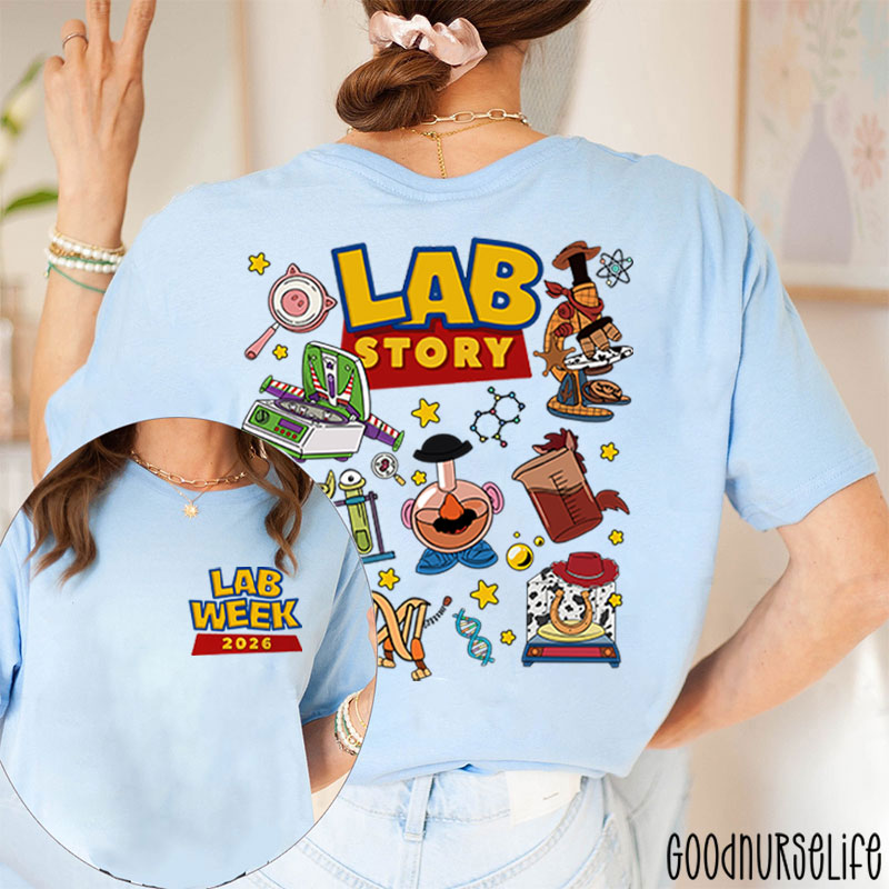 Laboratory Team Lab Story Lab Week 2026 Two Sided T-Shirt