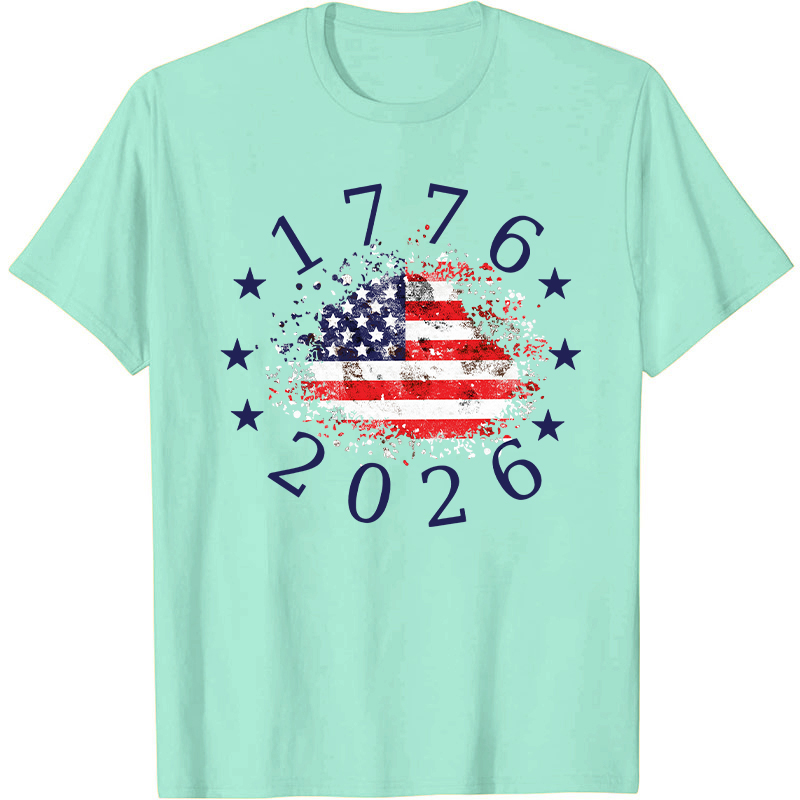 USA 250th Anniversary 1776-2026 Nurse T-Shirt