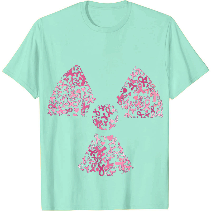 Breast Cancer Awareness Radiation Symbol T-Shirt