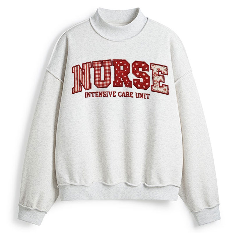 Personalized Name And Job Title Patch Double-Sided Collar Reversible Mockneck