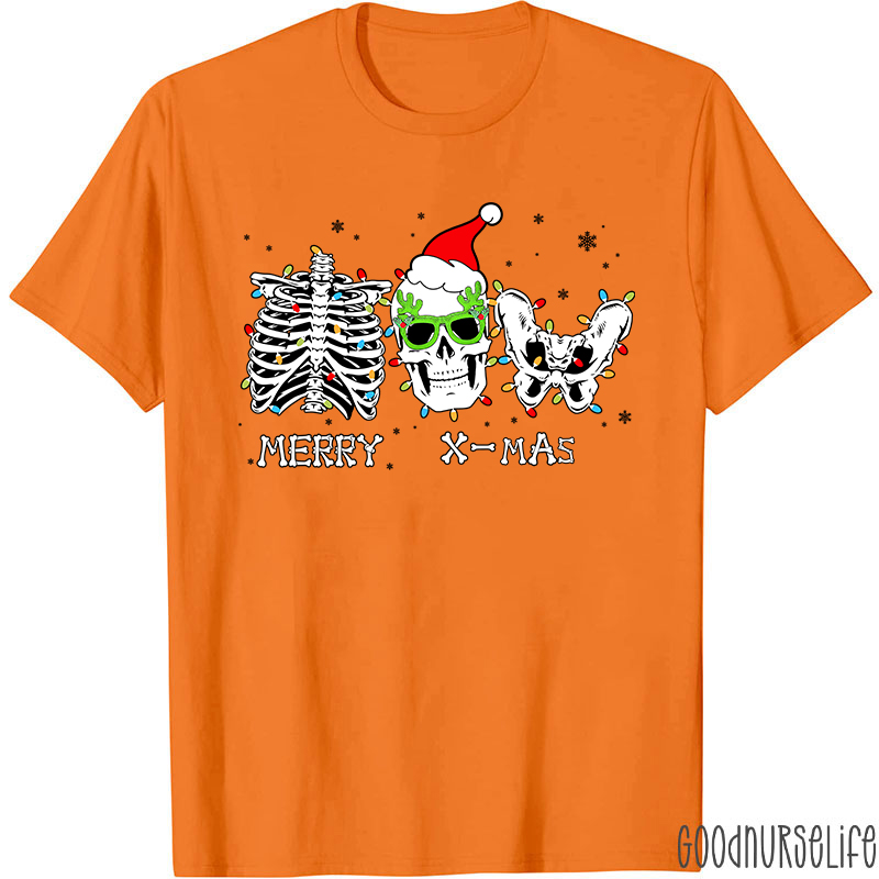 Merry X-mas Christmas Nurse T-shirt