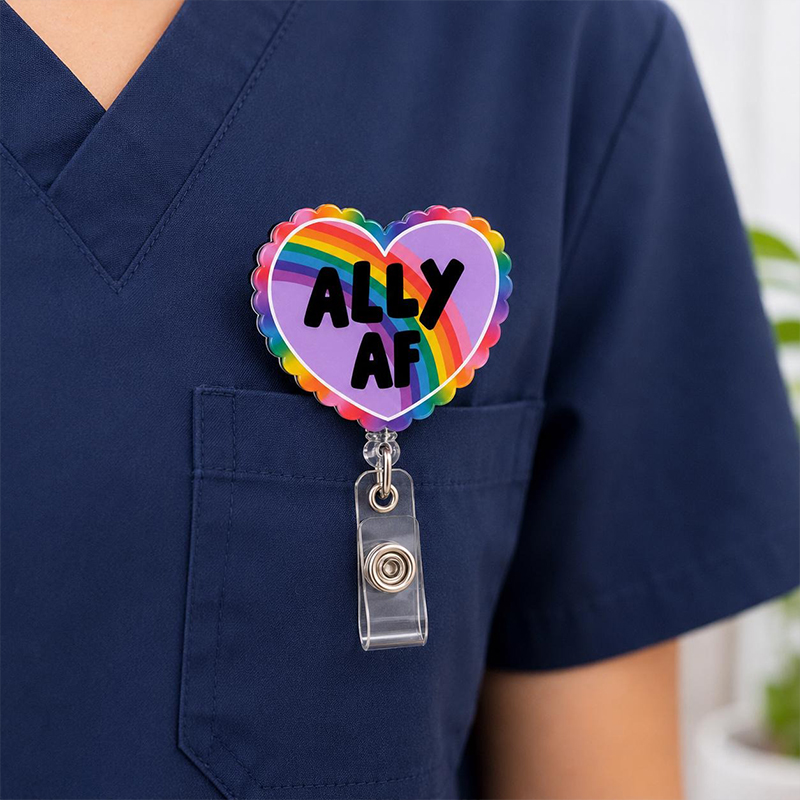 Ally AF Nurse Badge Reel