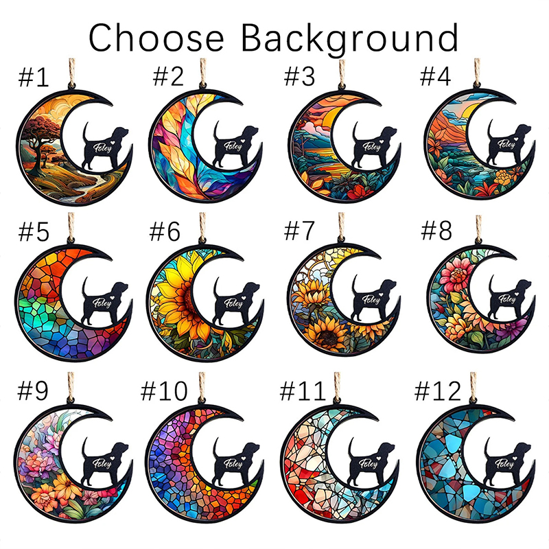 Personalized Pet Dog Memorial Nurse Suncatcher