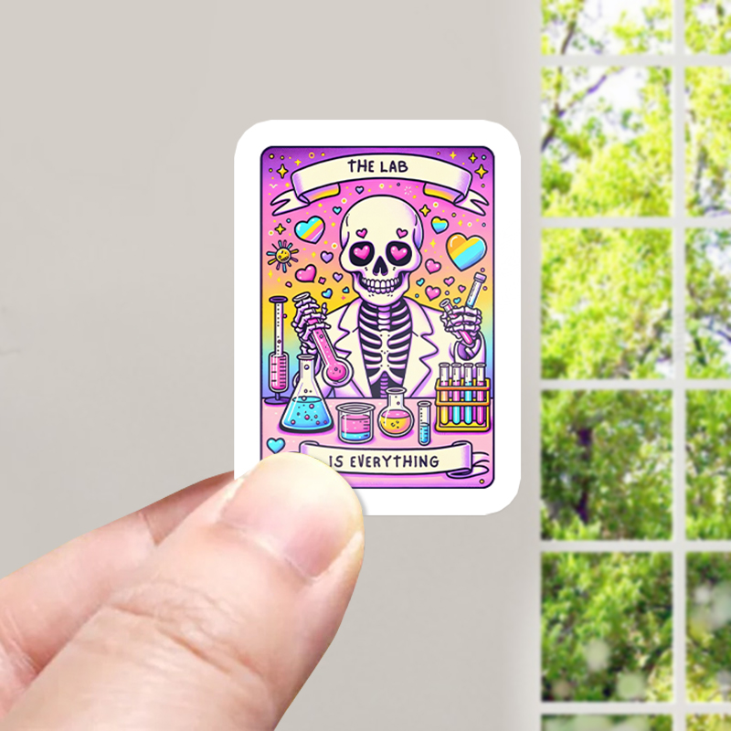 Tarot Card The Lab Is Everything Stickers