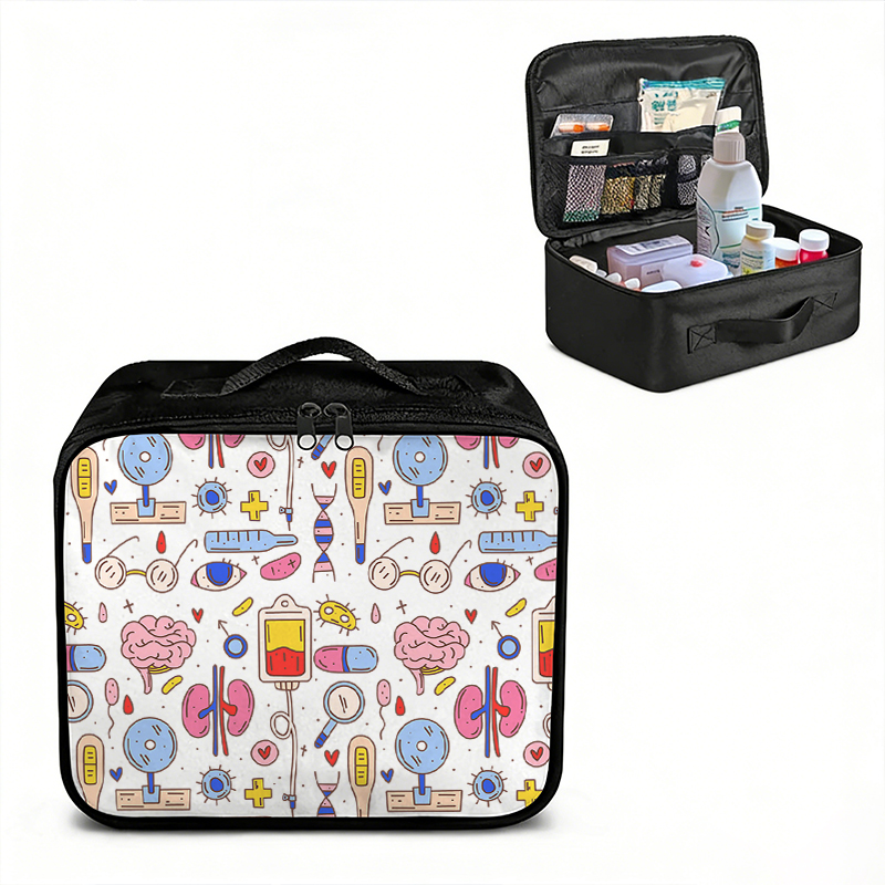 Cute Medical Icons Nurse First Aid Kit Bag