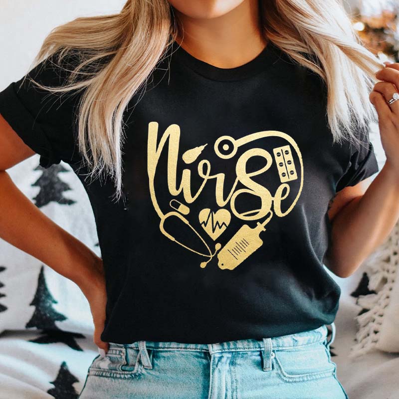 Nurse Heart Nurse T-Shirt